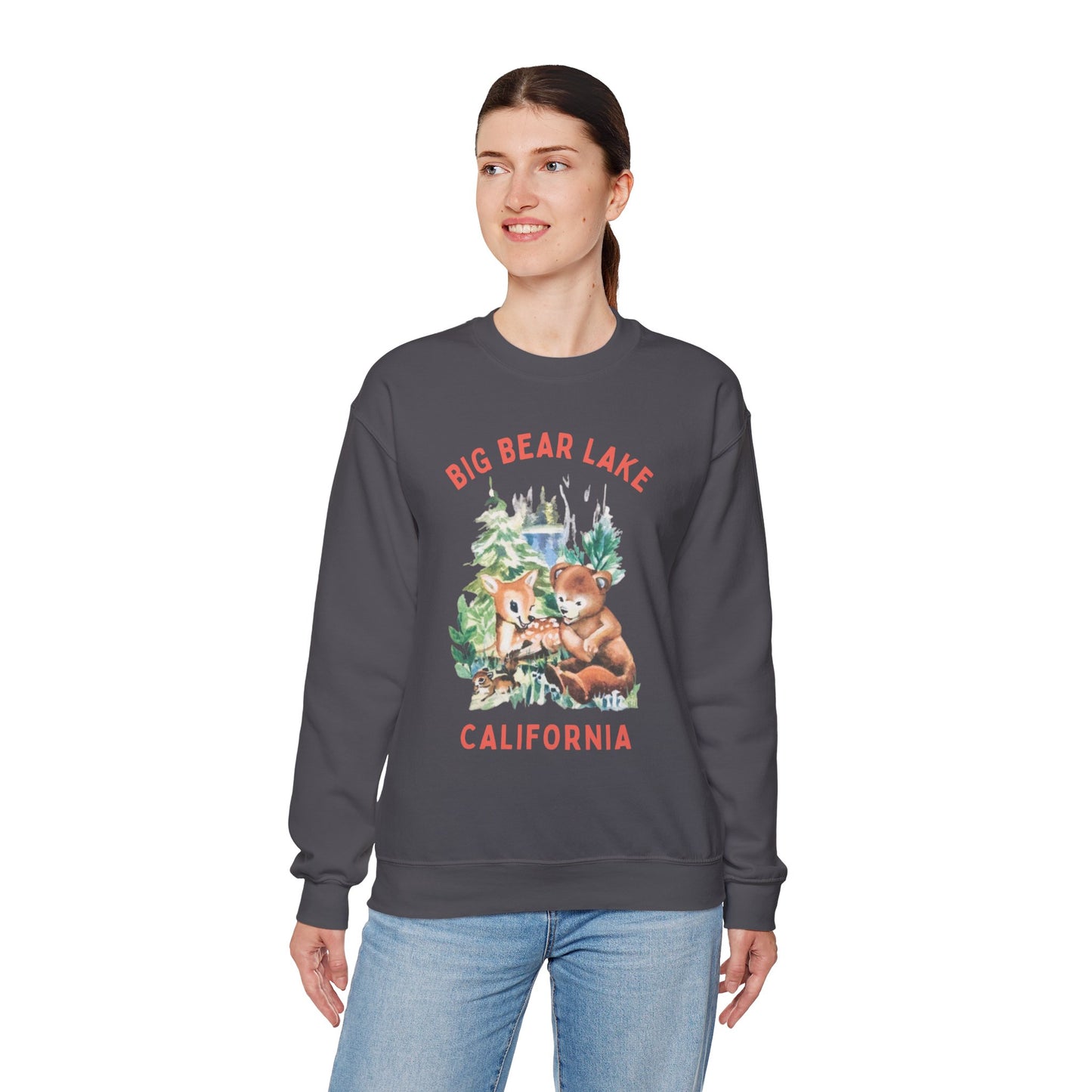 Big Bear Lake Unisex Heavy Blend™ Crewneck Sweatshirt