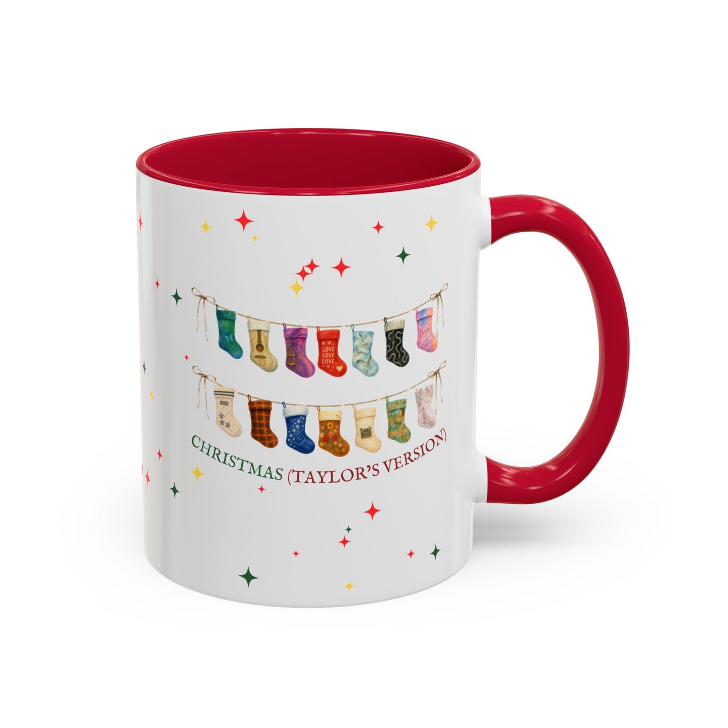 Christmas Stocking Mug — "Christmas (TV)" Colorful Holiday Coffee Cup (11oz)