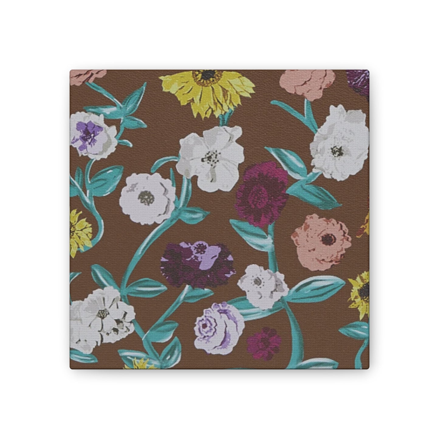 Surprise Song Piano Flowers - Vinyl Case Inspired - Canvas Wall Art