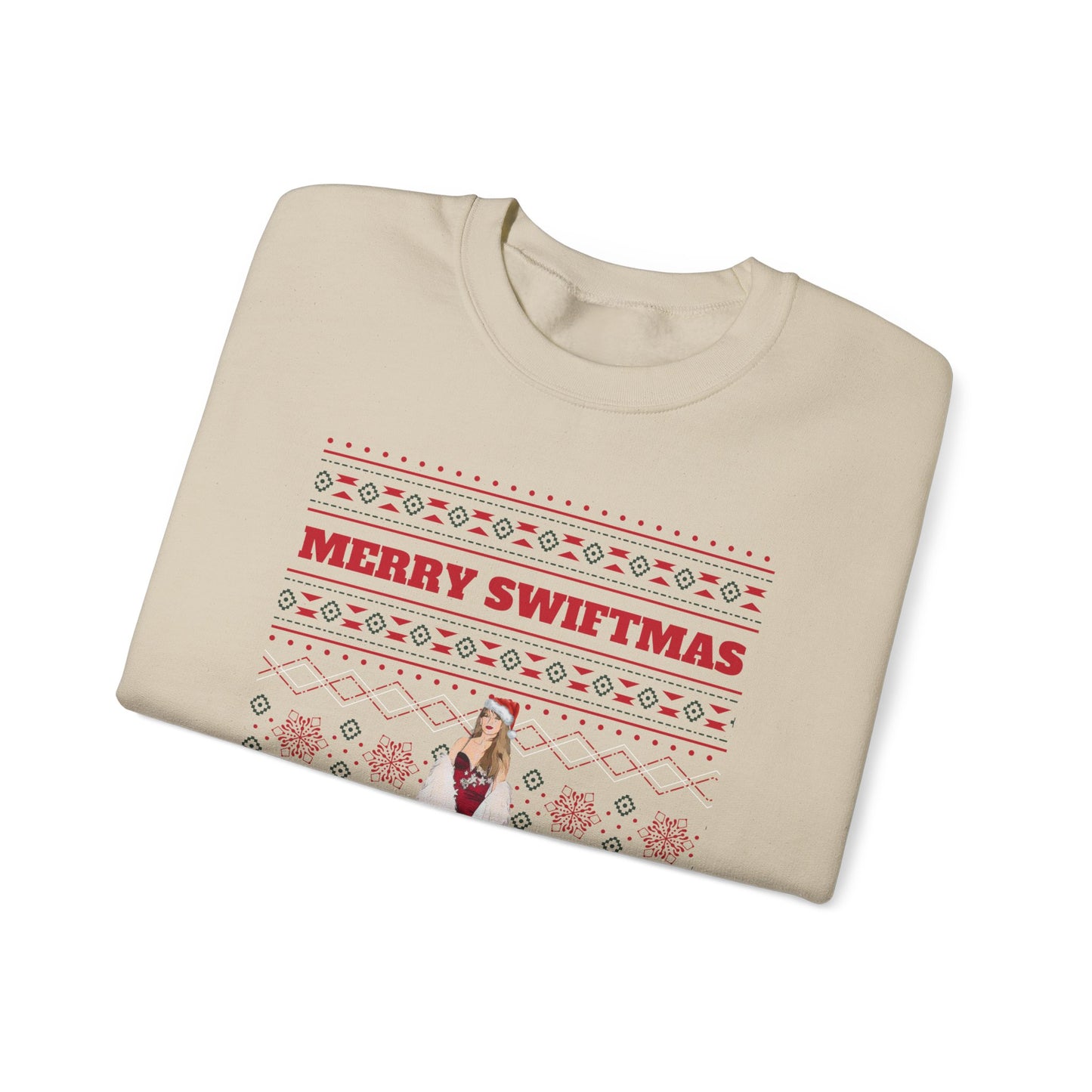 Ugly Swiftmas Sweater - Unisex Heavy Blend™ Crewneck Sweatshirt