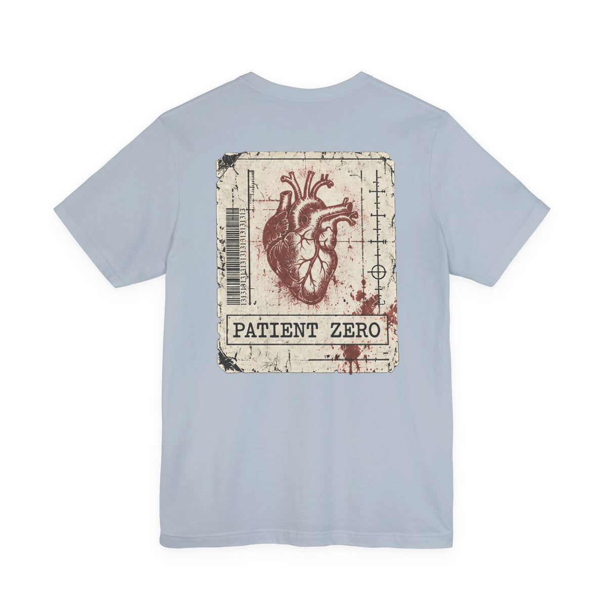 Front/Back Patient Zero T-Shirt — Gothic Anatomical Heart Tee