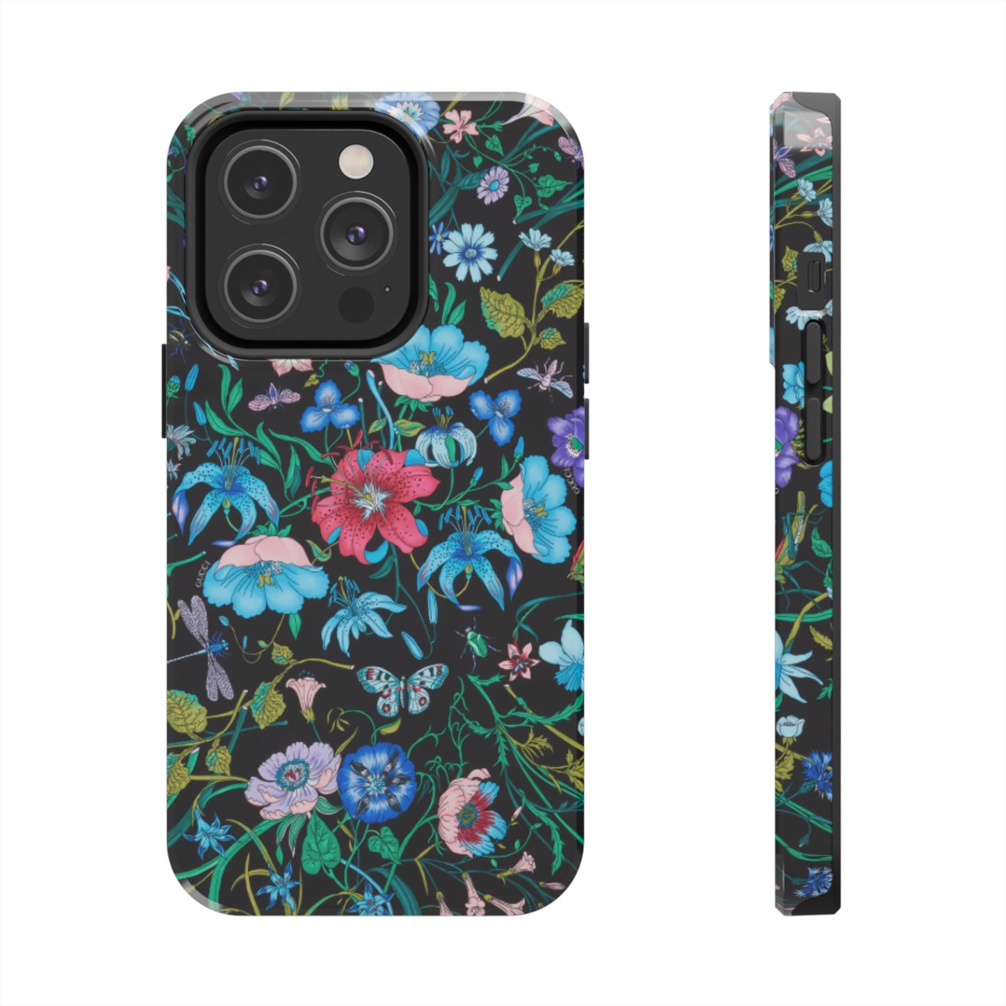 Vibrant Floral Tough Phone Case - Stylish and Durable Protection