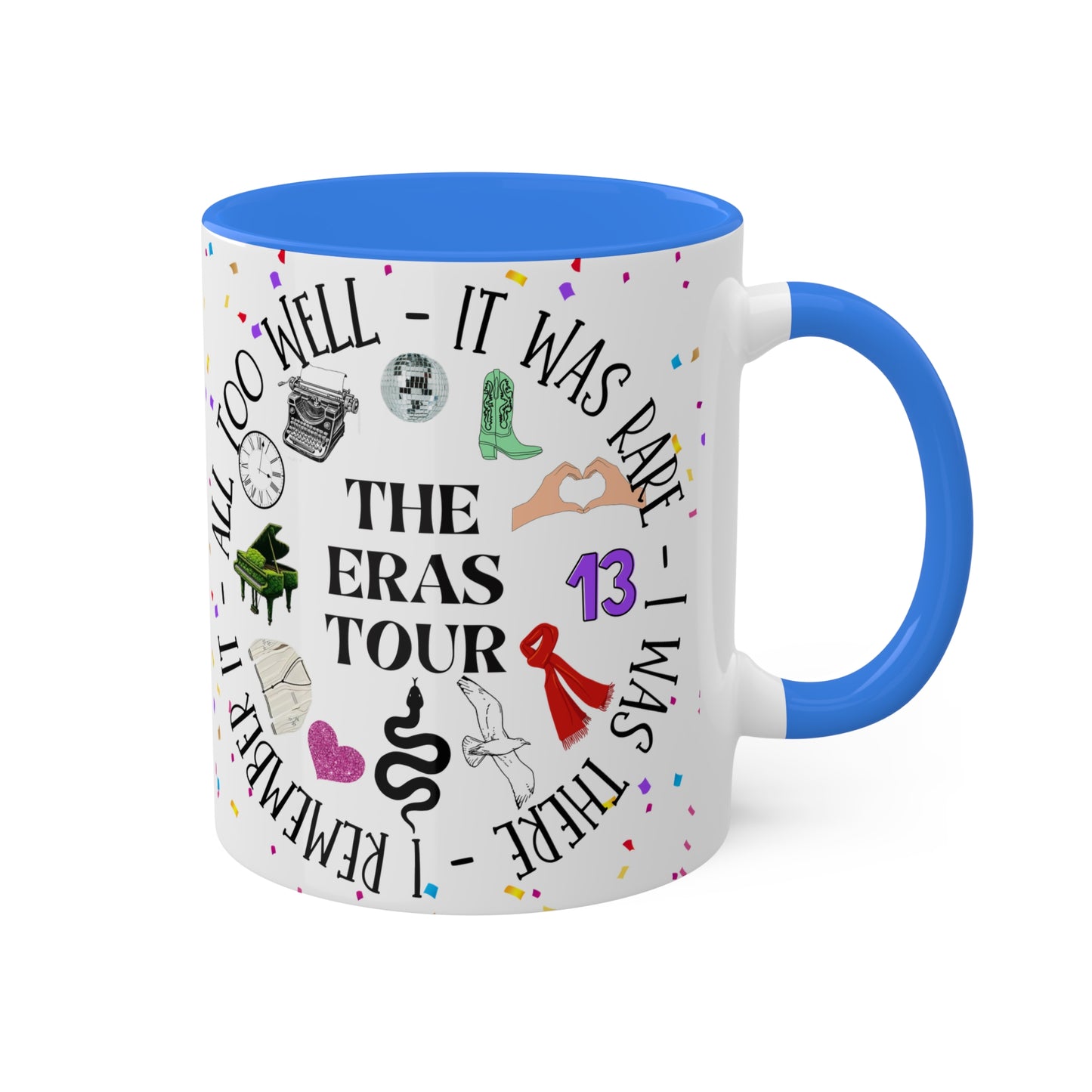 Concert Icons - I remember it all too well - Colorful Mugs, 11oz