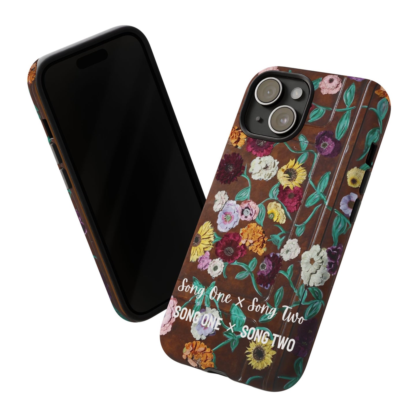 CUSTOMIZABLE with Surprise Song Titles - Surprise Song Floral Piano - Tough Cases