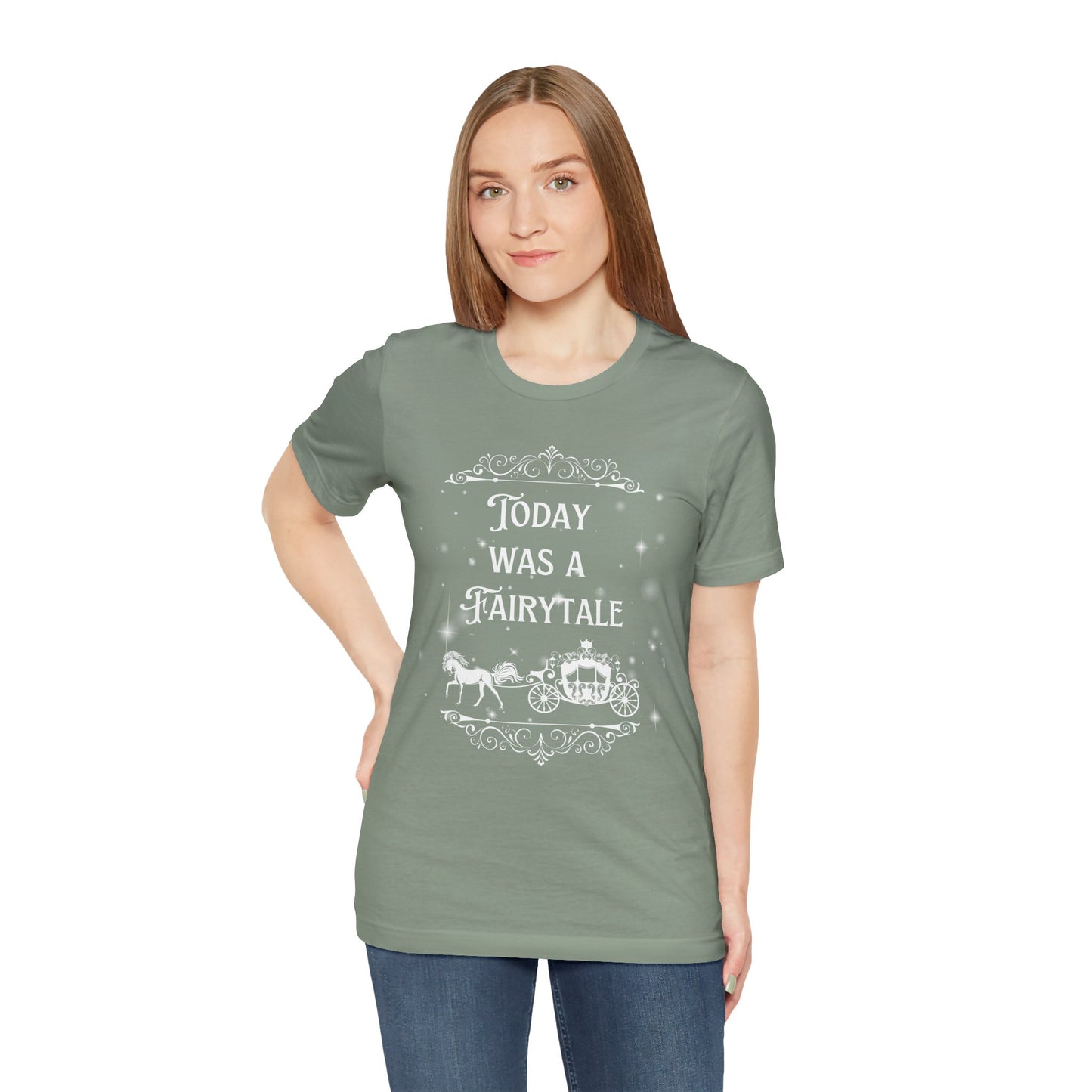 Fairytale Bride Short Sleeve Tee - Today Was a Fairytale (Front and Back!)
