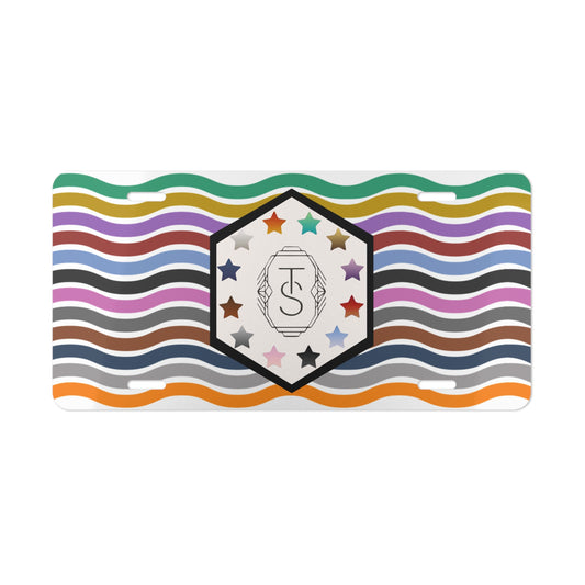 TAY-pendence Day - Custom Vanity Plate for Car, Personalized License Plate, Unique Car Decor, Fun Gift for Car Lovers, Colorful Vehicle Accessory