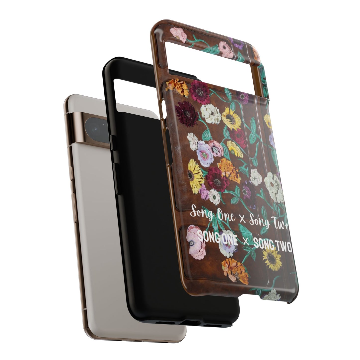 CUSTOMIZABLE with Surprise Song Titles - Surprise Song Floral Piano - Tough Cases