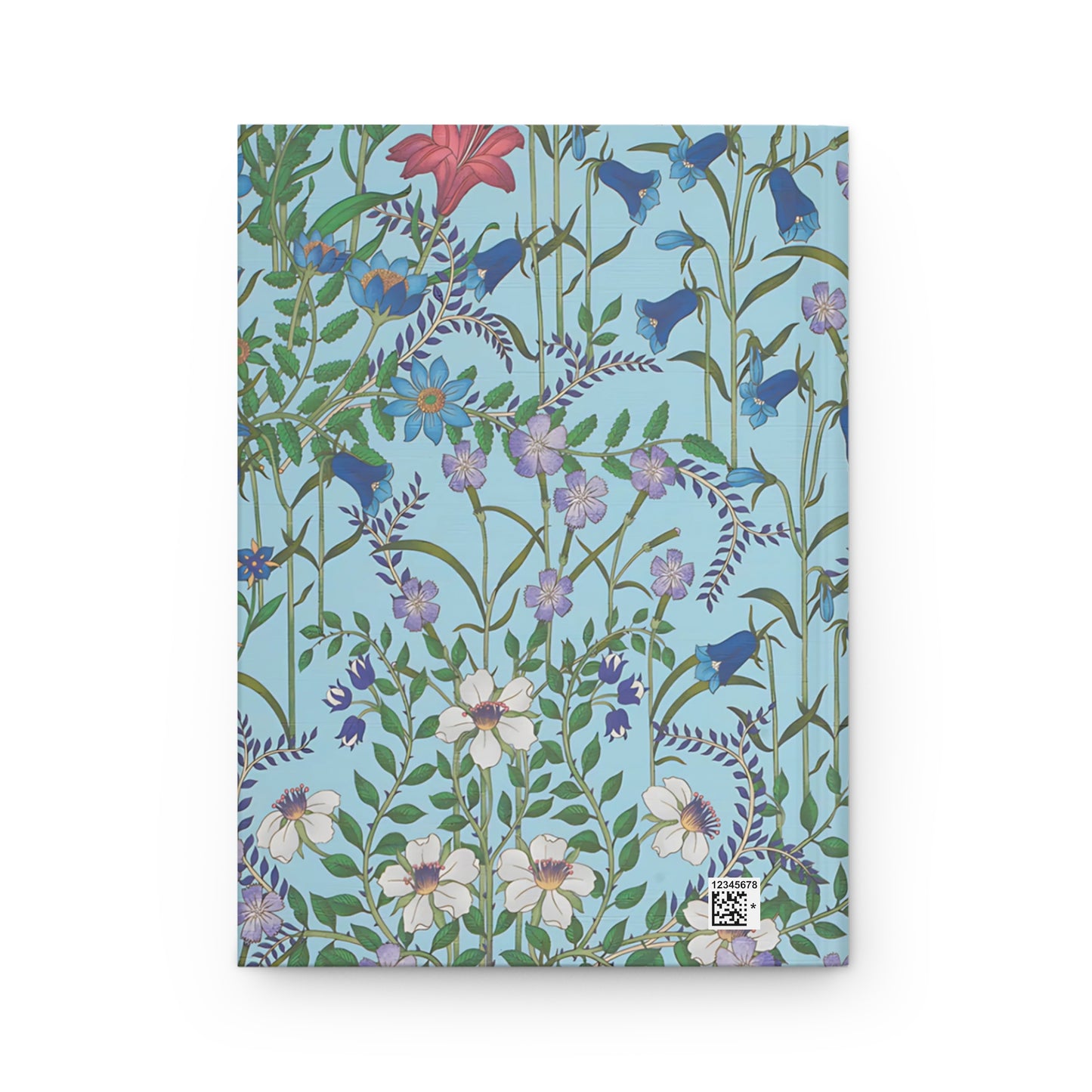 Vibrant Floral Hardcover Journal "Flora Blue" - Perfect for Journaling and Note-Taking