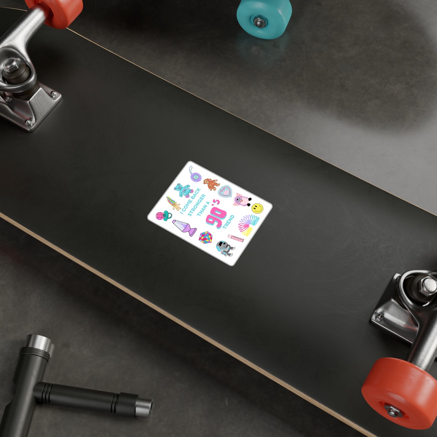 I come back stronger than a 90s trend - Swiftie - Willow - water resistant vinyl sticker