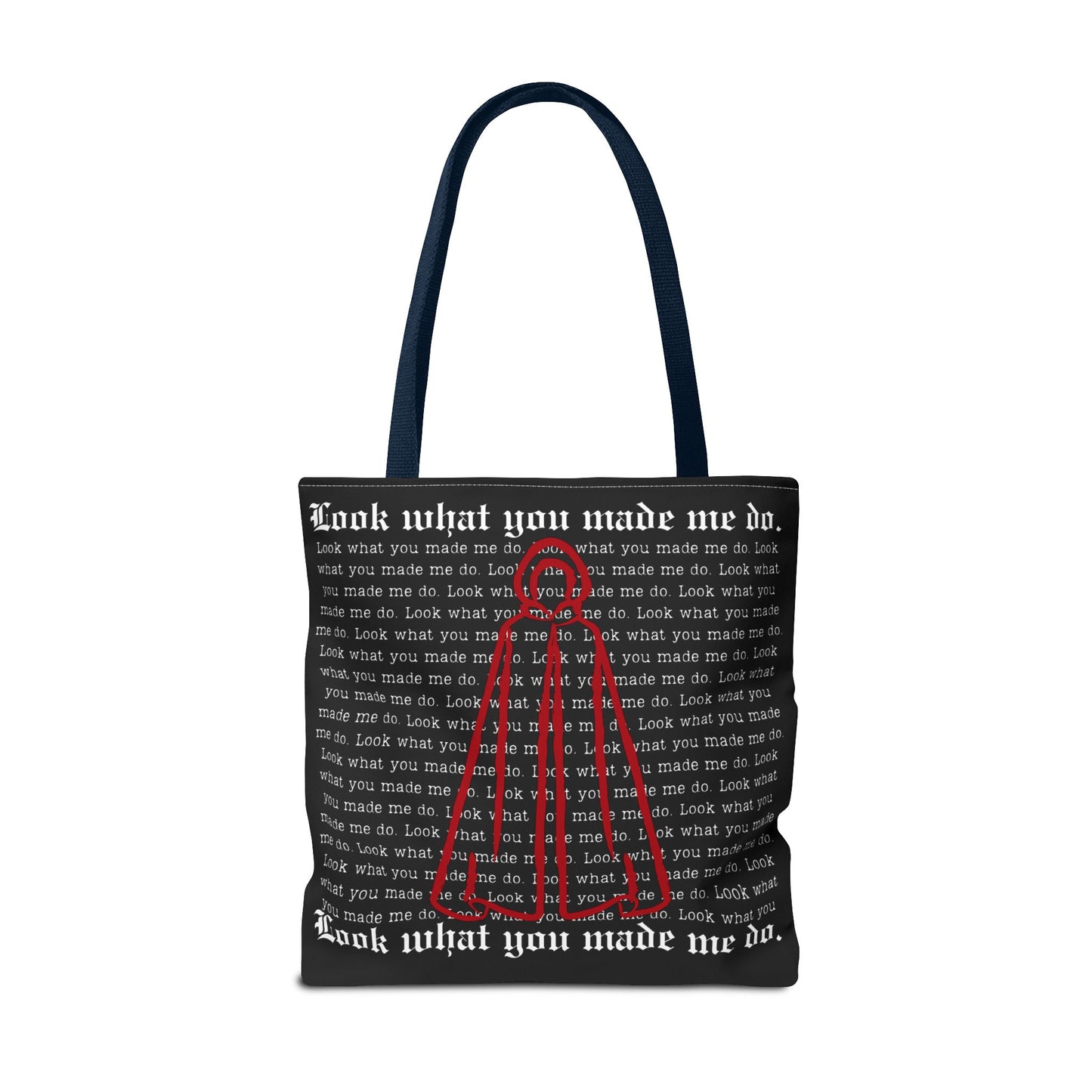 Stylish Tote Bag with 'Look What You Made Me Do' Handmaid's Design | Reusable Shopping Bag, Gift for Music Lovers, Casual Bag, Trendy Accessory