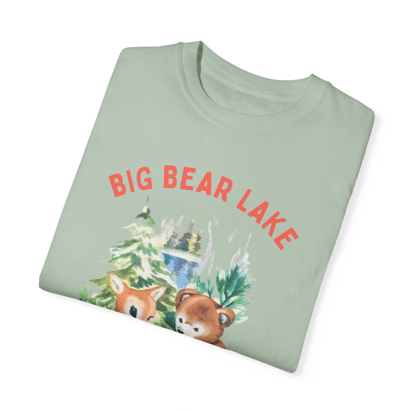 Big Bear Lake Unisex Garment-Dyed T-shirt