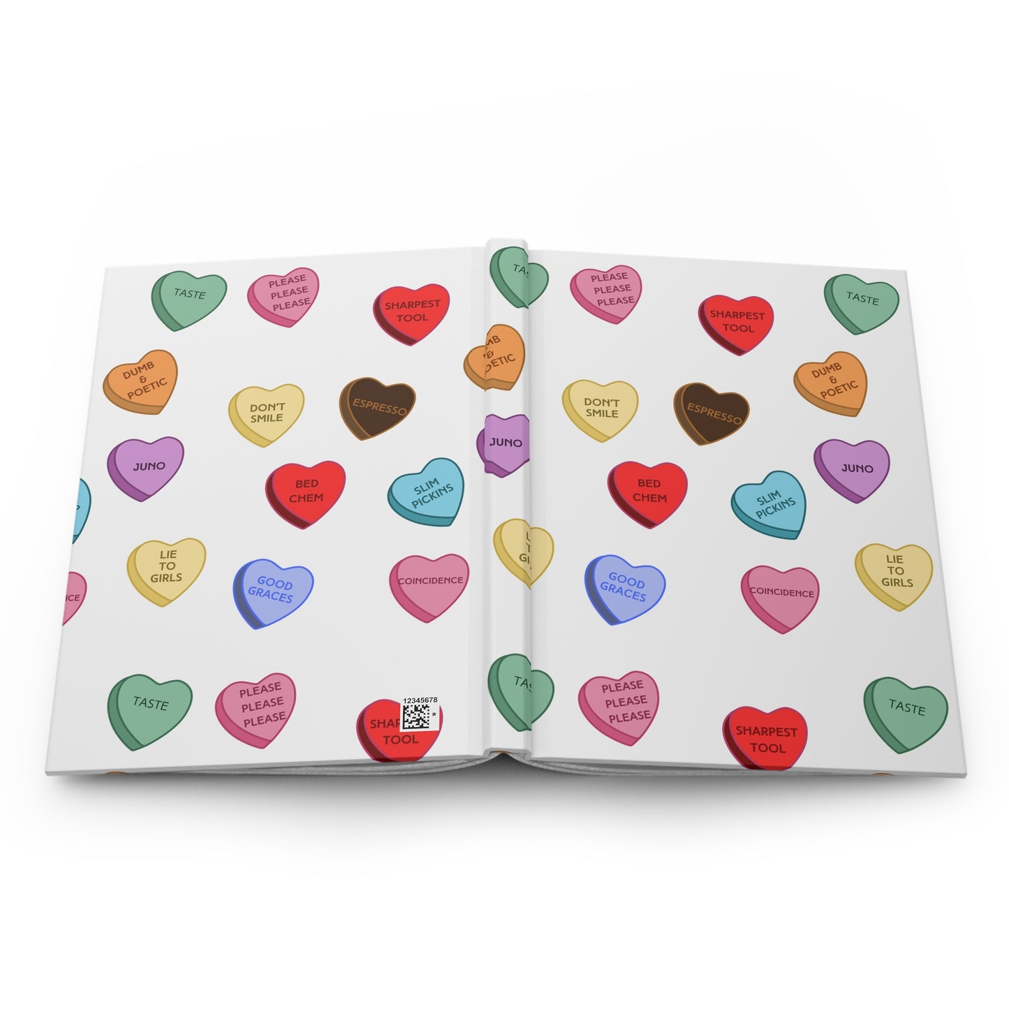 Sabrina SNS Valentine Hearts - Hardcover Journal Matte