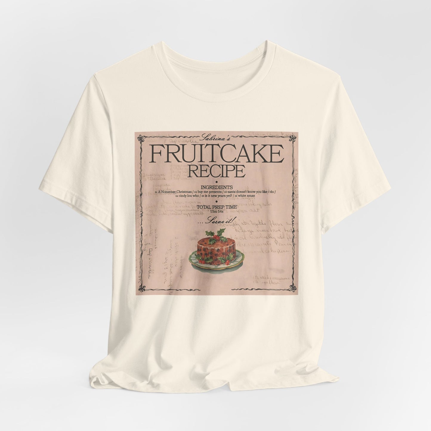 fruitcake recipe Unisex Jersey Short Sleeve Tee