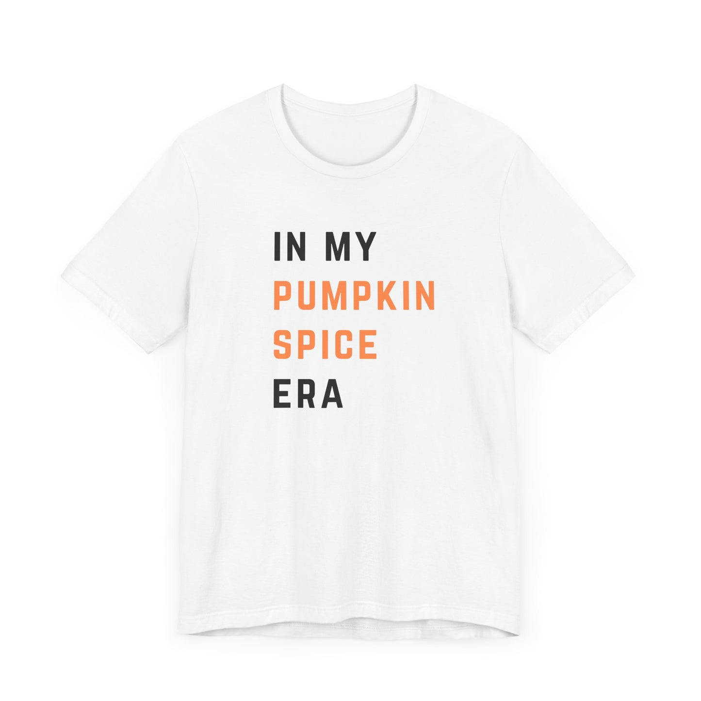 In My Pumpkin Spice Era - Swiftie Halloween Fall - Unisex Jersey Short Sleeve Tee