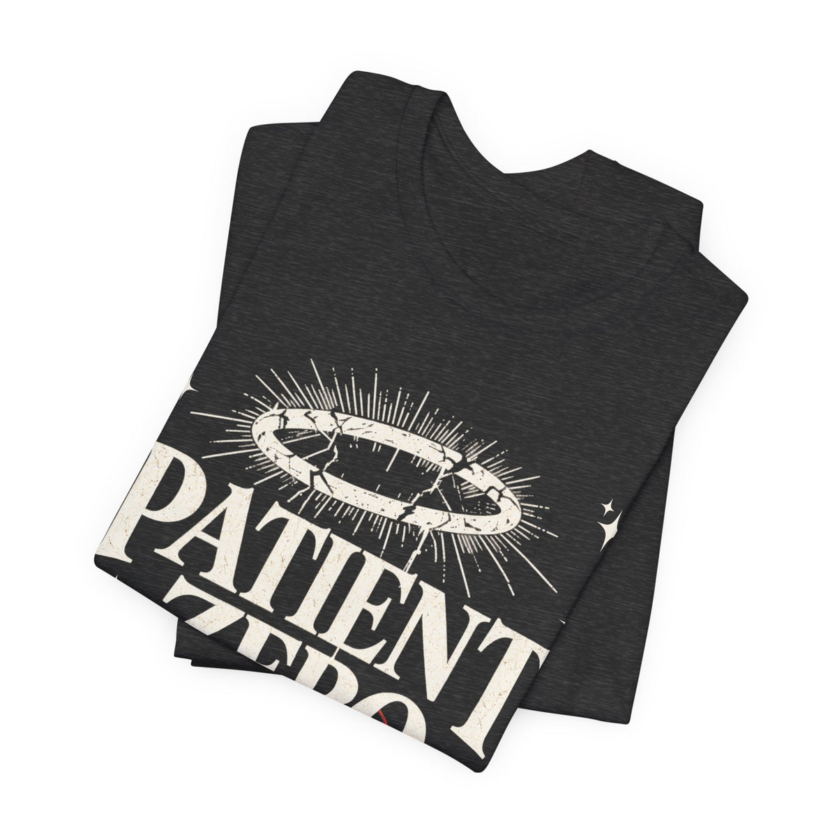 Front/Back Patient Zero T-Shirt — Gothic Anatomical Heart Tee
