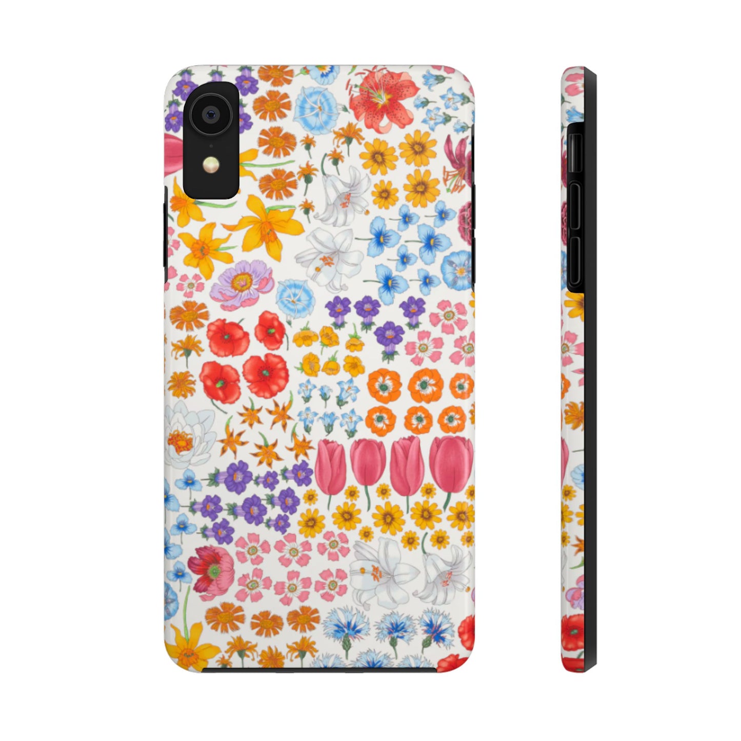 Vibrant Floral Tough Phone Case "Flora"- Durable Protection for Your Device