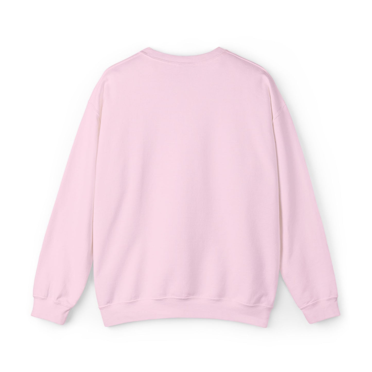 Embroidered Custom Lyrics Crewneck Sweatshirt — light color sweatshirt, dark lyrics