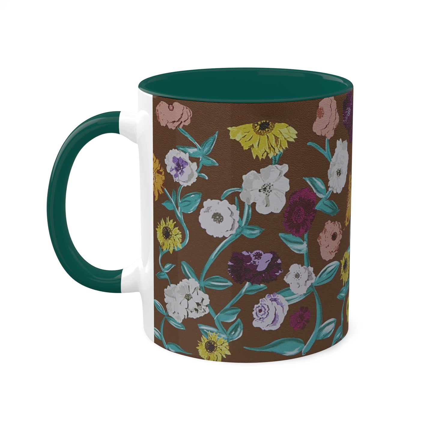 Surprise Song Piano Flowers - Vinyl Case Inspired - Colorful Mugs, 11oz