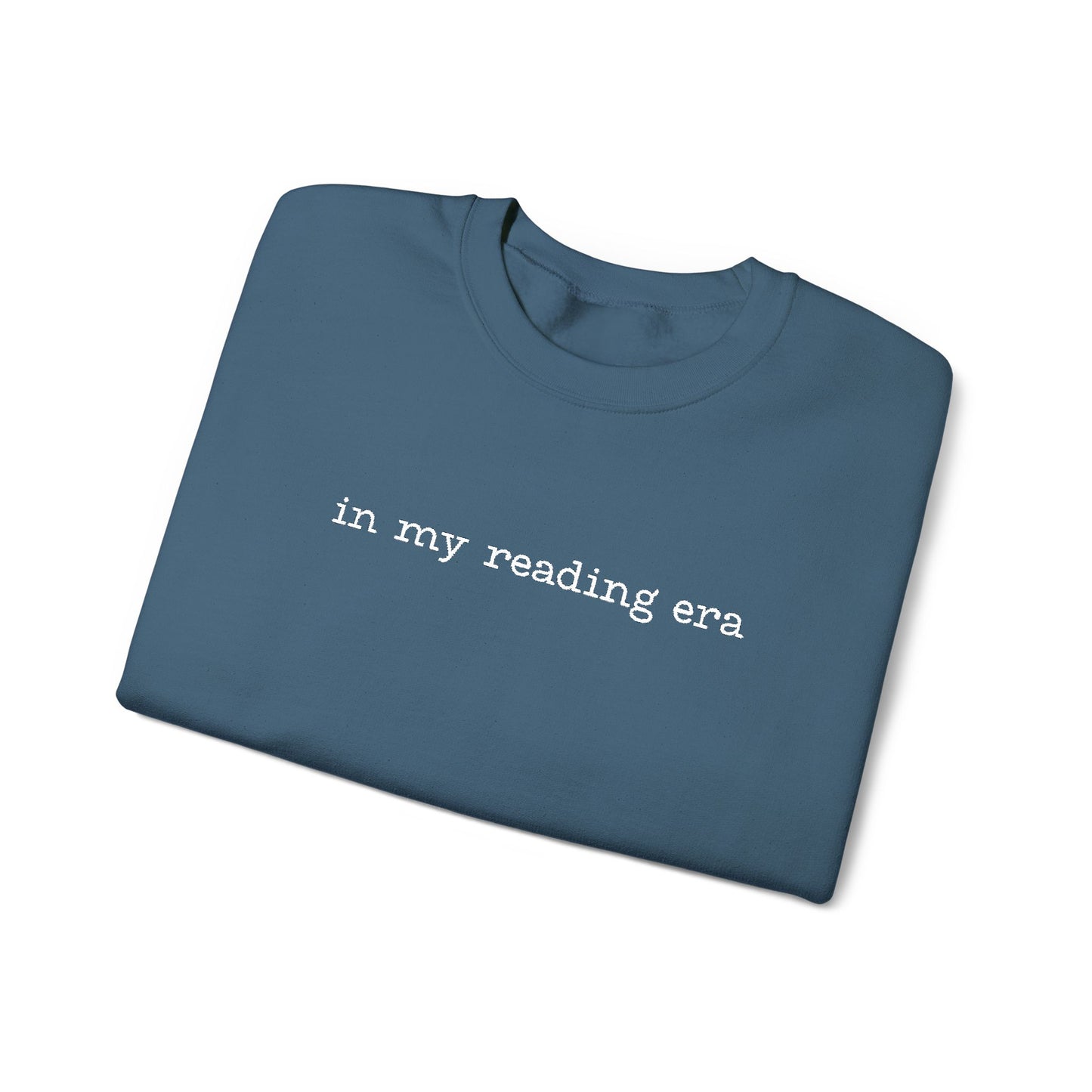 'In My Reading Area' Crewneck Sweatshirt – Cozy Literary Sweatshirt for Book Lovers