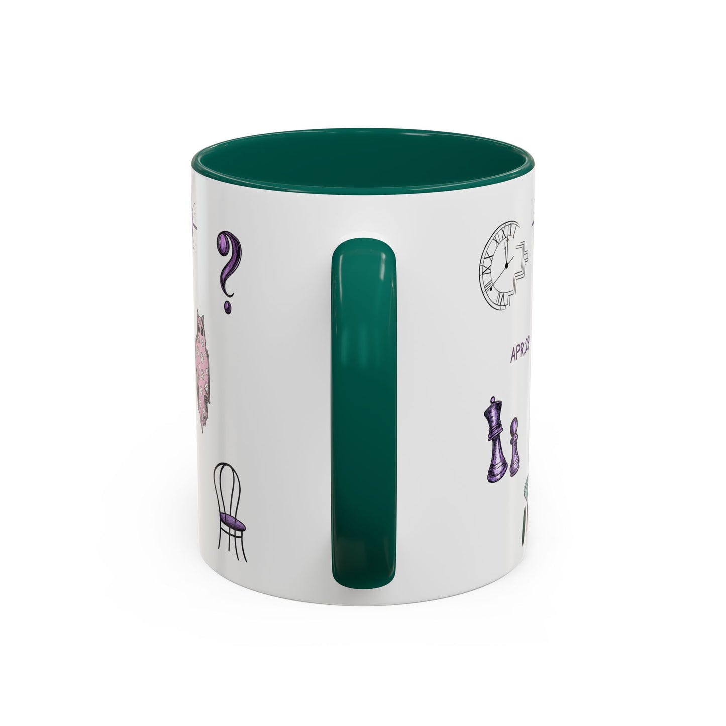 Midnights Icons Coffee Mug — Cute Illustrated Symbol Collage (11oz)