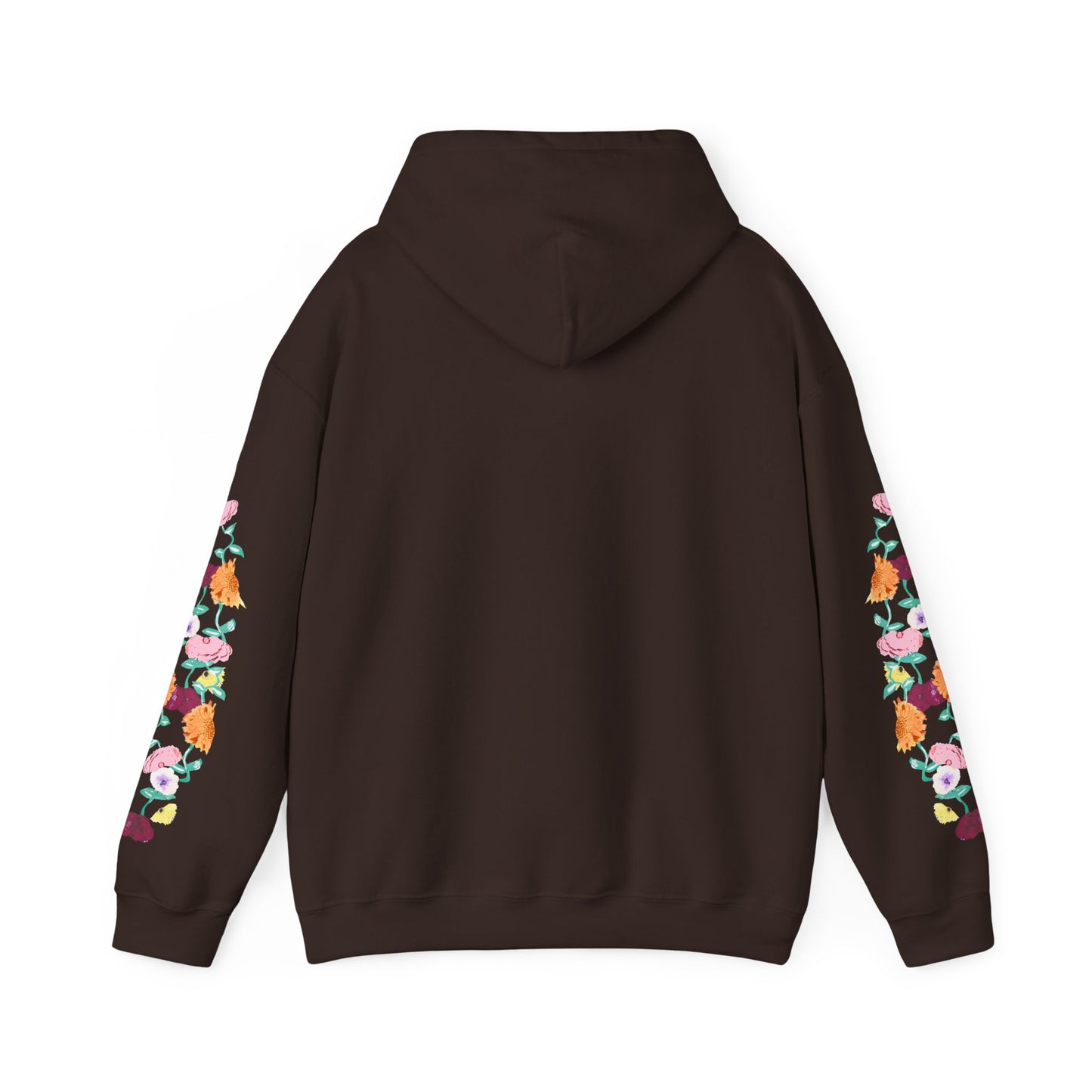 Acoustic Piano Floral Sleeve Hoodie