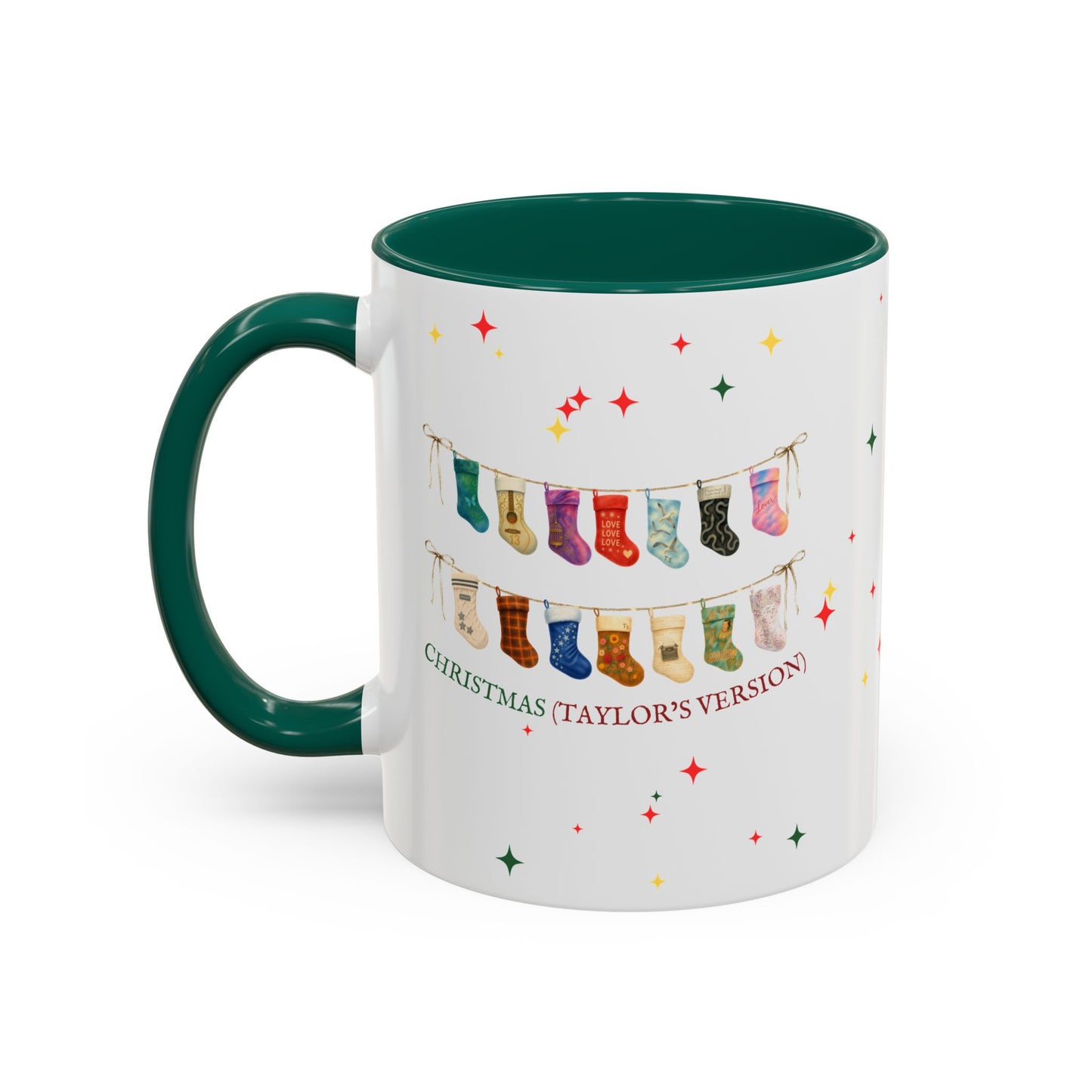 Christmas Stocking Mug — "Christmas (TV)" Colorful Holiday Coffee Cup (11oz)