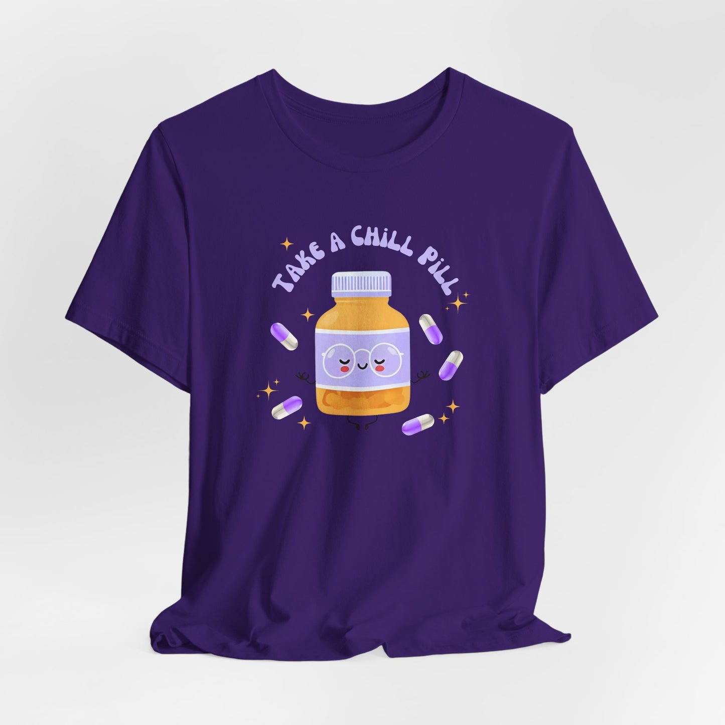 take a chill pill - Unisex Jersey Short Sleeve Tee