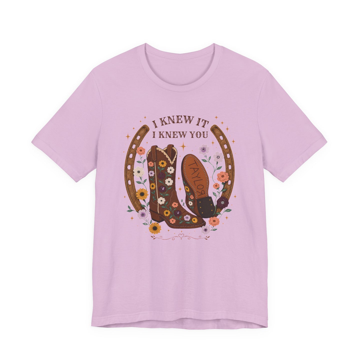I Knew It I Knew You Cowboy Boots Tee