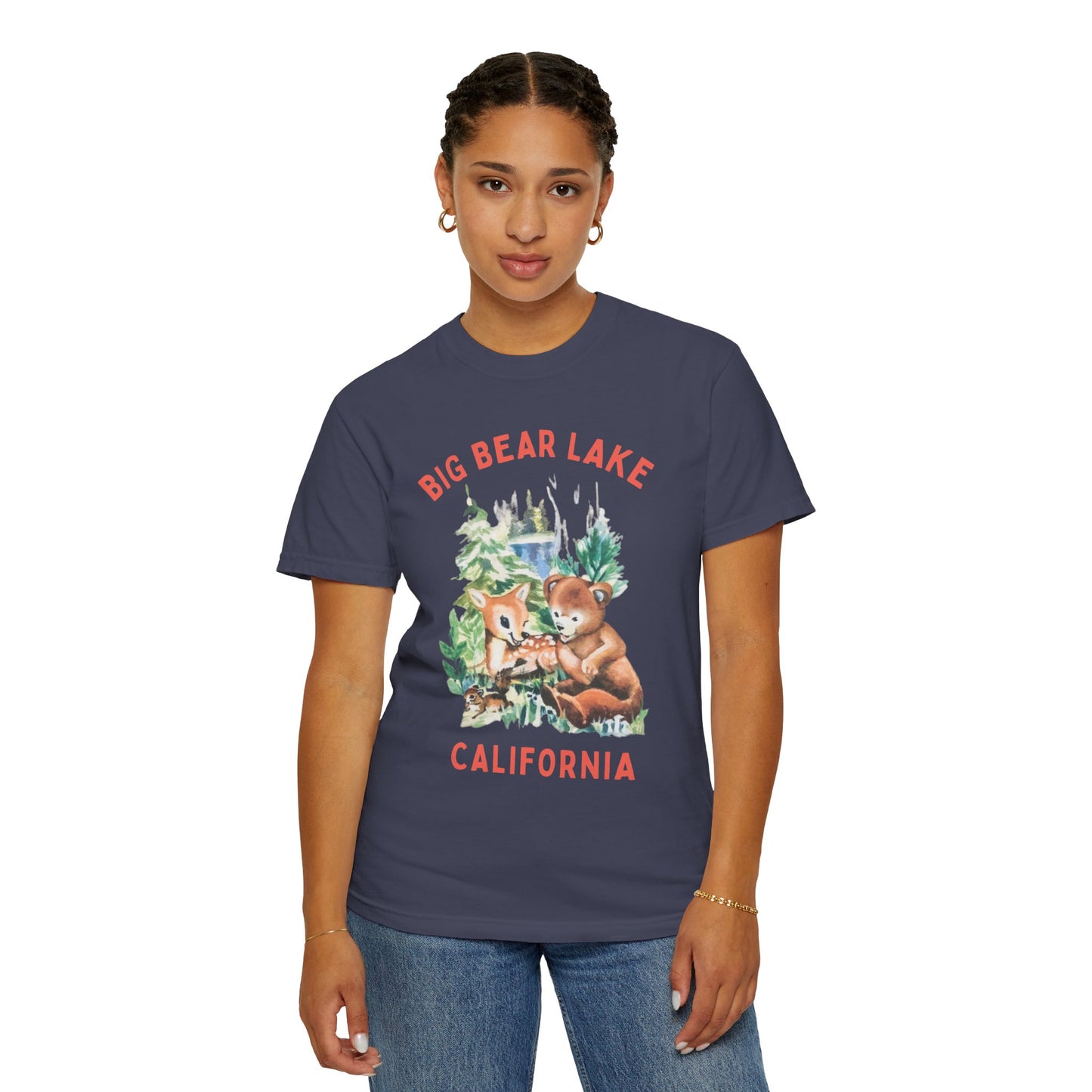 Big Bear Lake Unisex Garment-Dyed T-shirt
