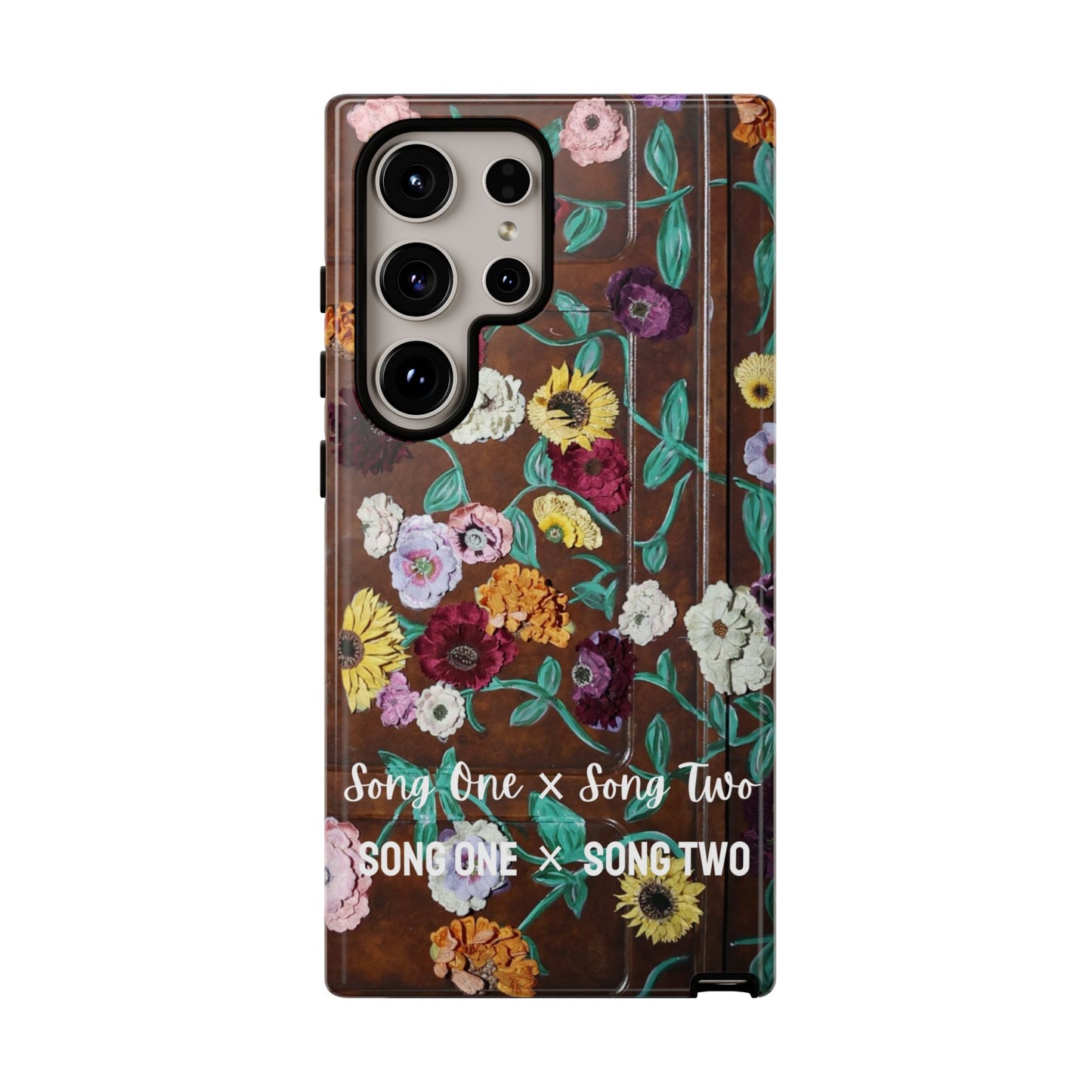 CUSTOMIZABLE with Surprise Song Titles - Surprise Song Floral Piano - Tough Cases