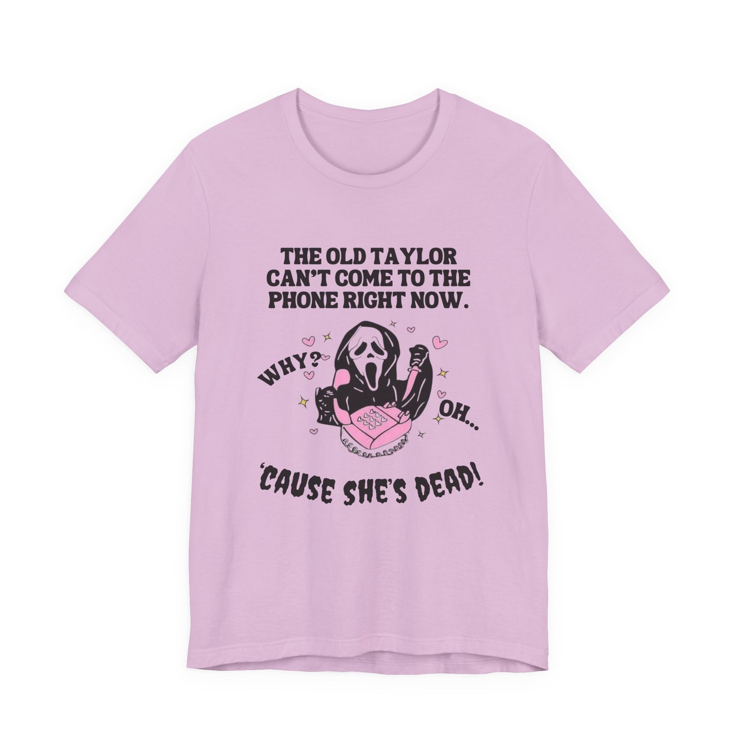 Swiftie Halloween Ghost Face - Unisex Jersey Short Sleeve Tee