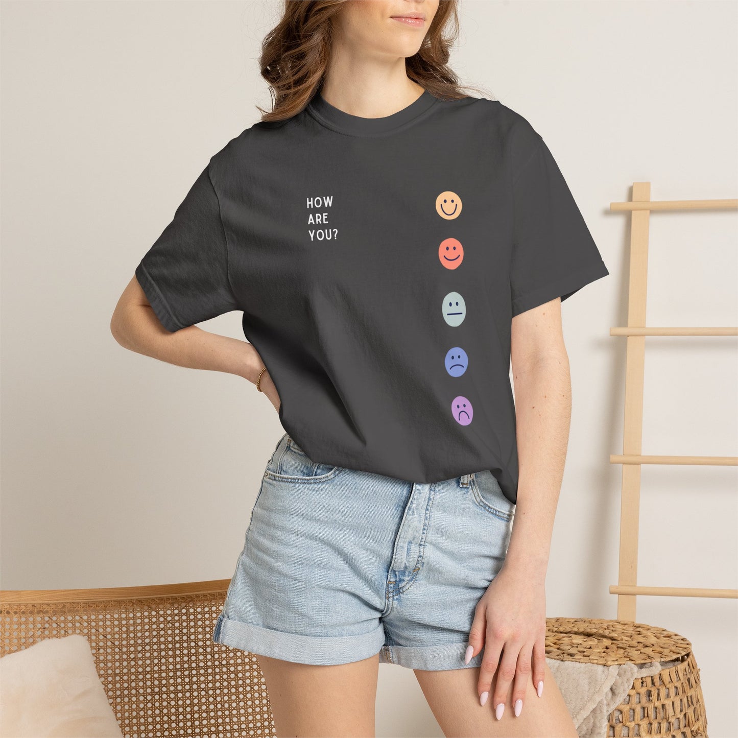 How Are You? Emoji Mood T-Shirt