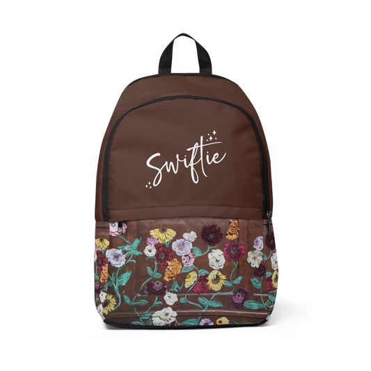 Surprise Song Floral Piano - Unisex Fabric Backpack