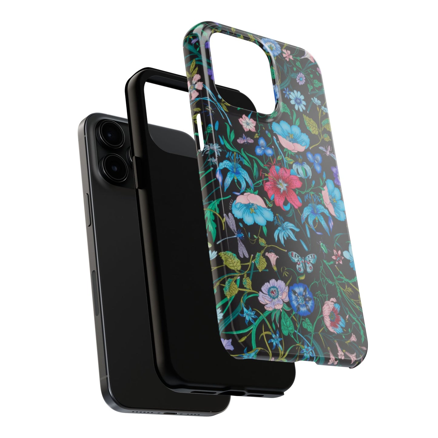 Vibrant Floral Tough Phone Case - Stylish and Durable Protection