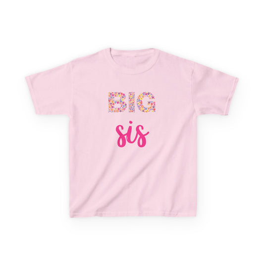 Big Sister Kids Tee, Cute Gift for Birthdays, Sibling Announcement, Family Adventures, Comfortable Everyday Wear, Kid's Fashion