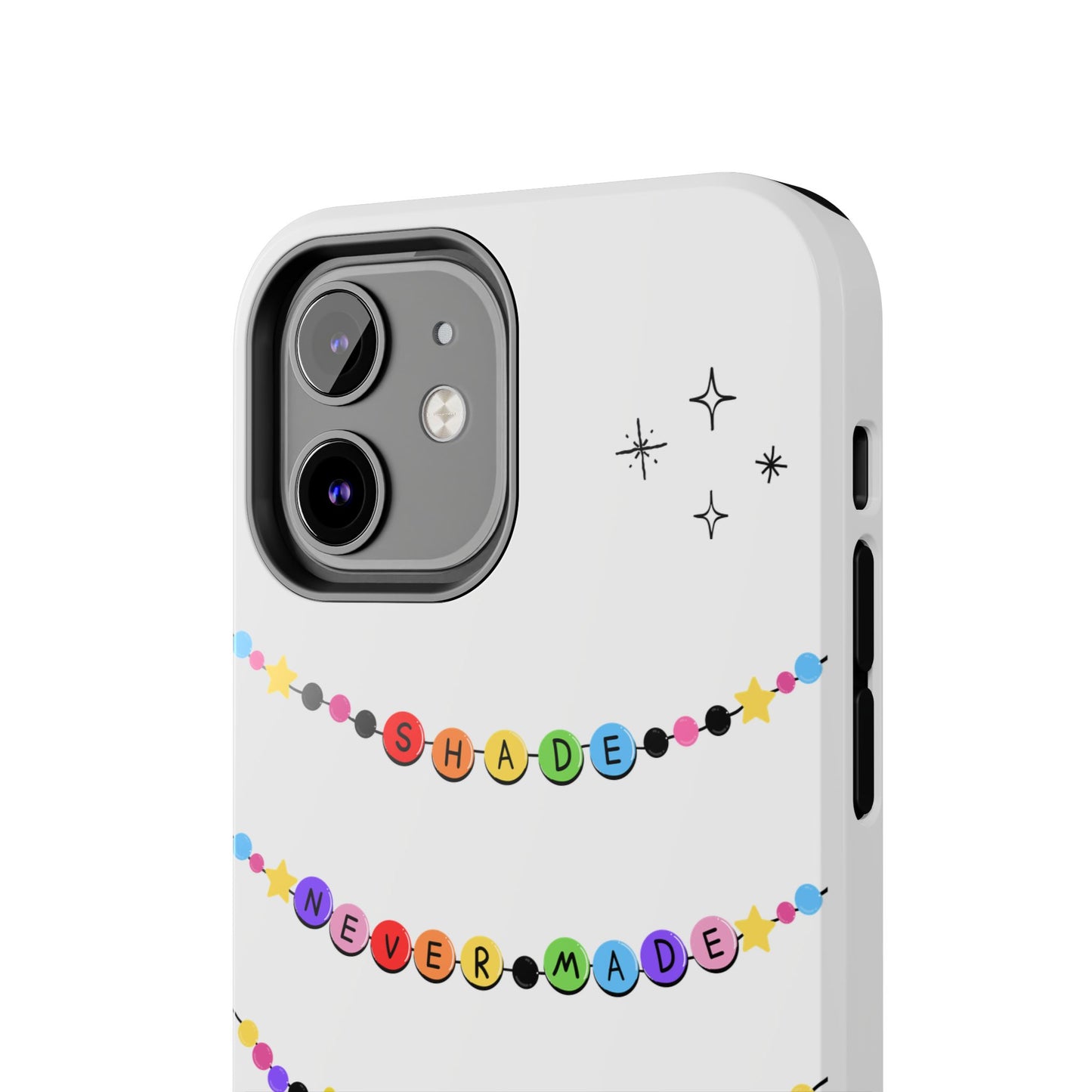 Shade Never Made Anybody Less Gay - Friendship Bracelet Pride - Colorful Statement Phone Cases for Trendsetters, Cute Phone Accessories, Gift for Friends, Rainbow Aesthetic, Vibrant Protective Cases