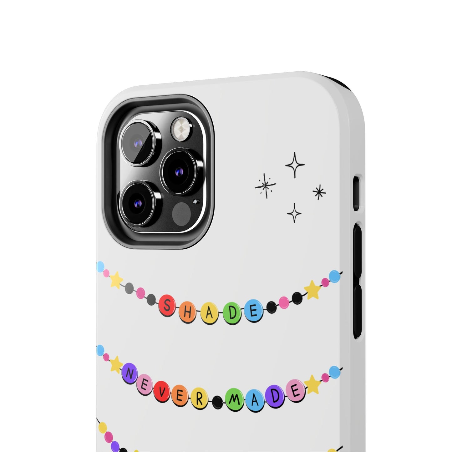 Shade Never Made Anybody Less Gay - Friendship Bracelet Pride - Colorful Statement Phone Cases for Trendsetters, Cute Phone Accessories, Gift for Friends, Rainbow Aesthetic, Vibrant Protective Cases