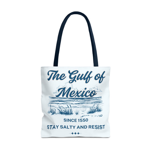 Beach-Themed Tote Bag, Gulf of Mexico Design, Nautical Carryall, Summer Essential, Gift for Beach Lovers, Eco-Friendly Bag