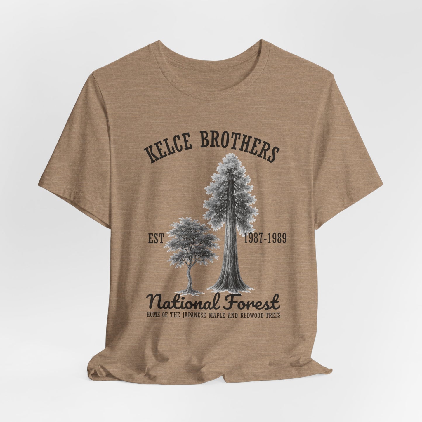 Kelce Brothers National Forest Tee - Unisex Jersey Short Sleeve T-Shirt