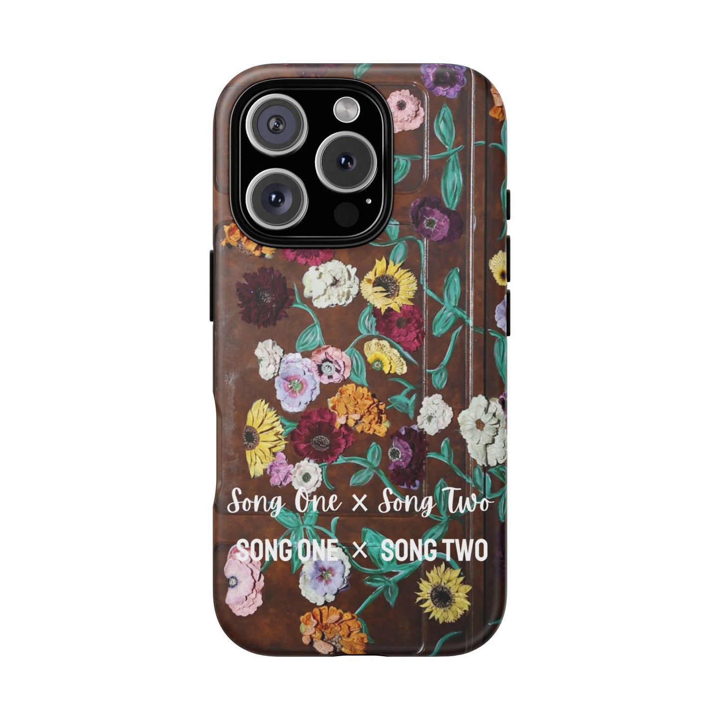 CUSTOMIZABLE with Surprise Song Titles - Surprise Song Floral Piano - Tough Cases