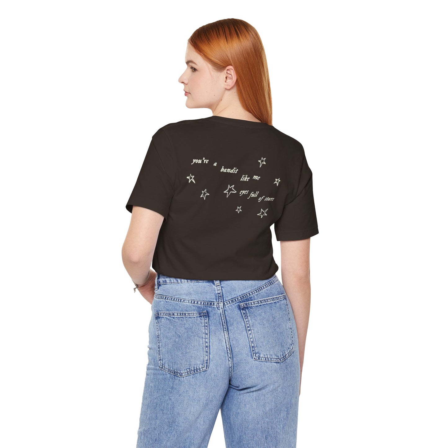 Eyes Full of Stars front and back - Unisex Jersey Short Sleeve Tee