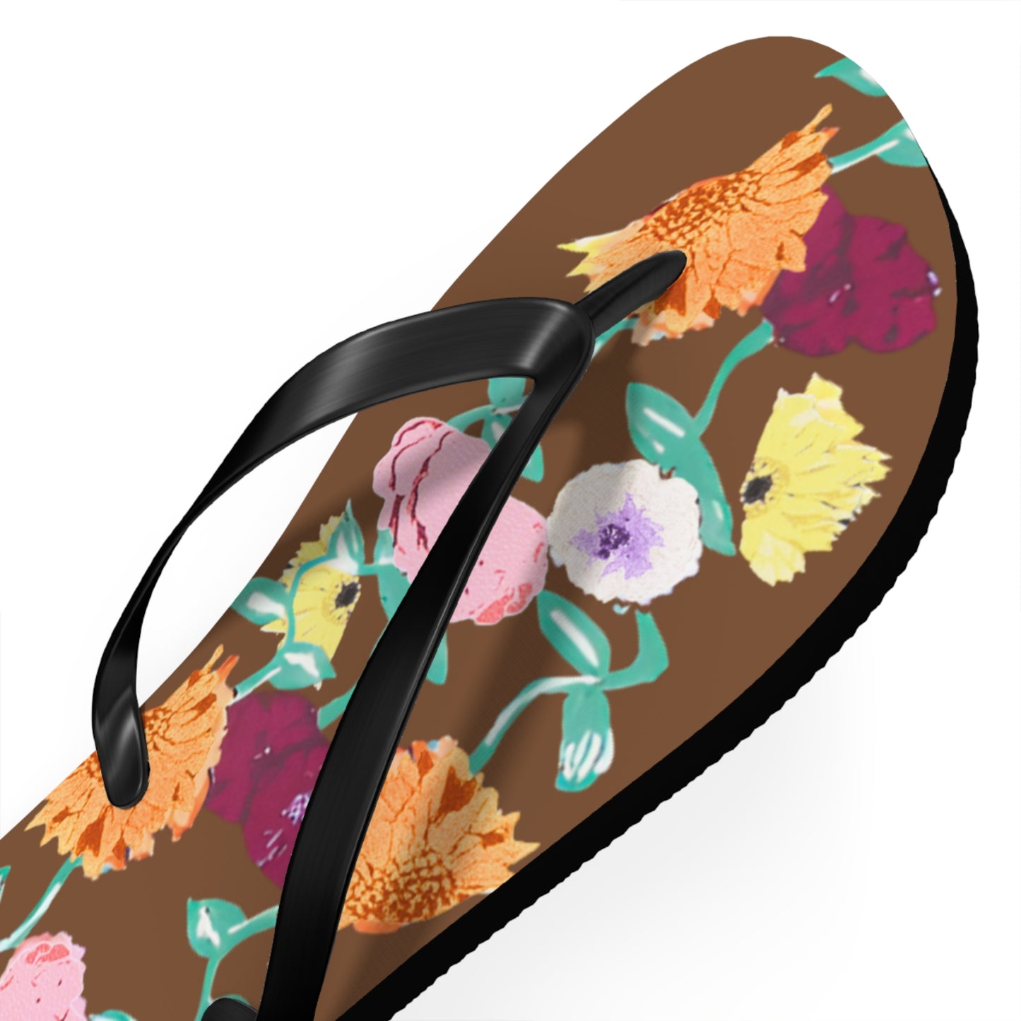 Acoustic Set Floral Flip Flops