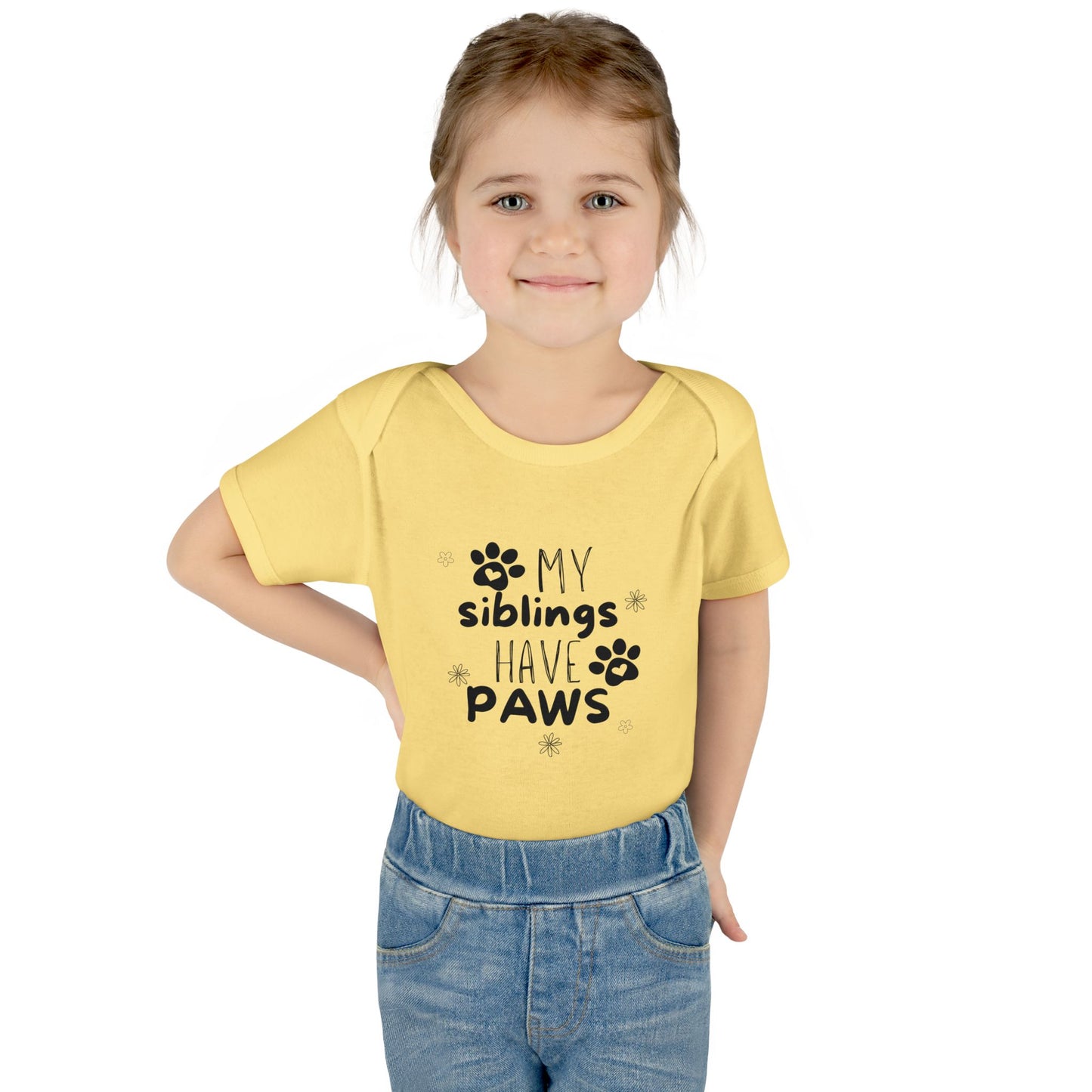 My siblings have paws Bodysuit, Cute Infant Onesie, Pet Lovers Baby Outfit, Baby Shower Gift, Adorable Newborn Clothes