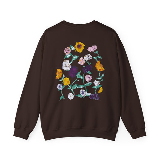 Surprise Song Piano Flowers - Unisex Heavy Blend™ Crewneck Sweatshirt