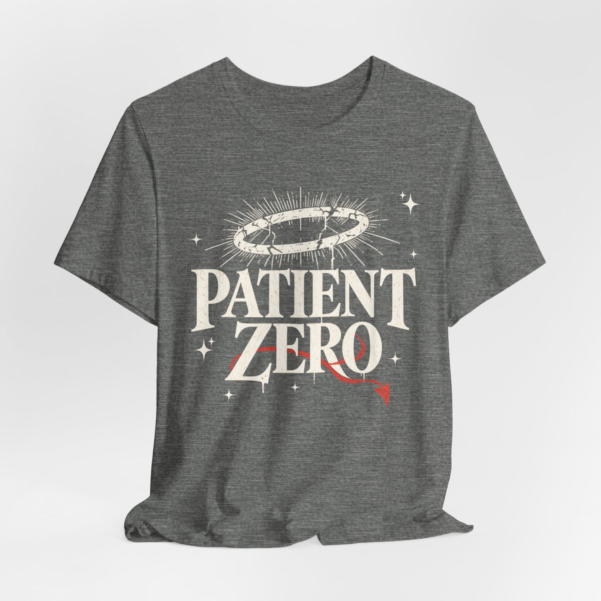 Front/Back Patient Zero T-Shirt — Gothic Anatomical Heart Tee