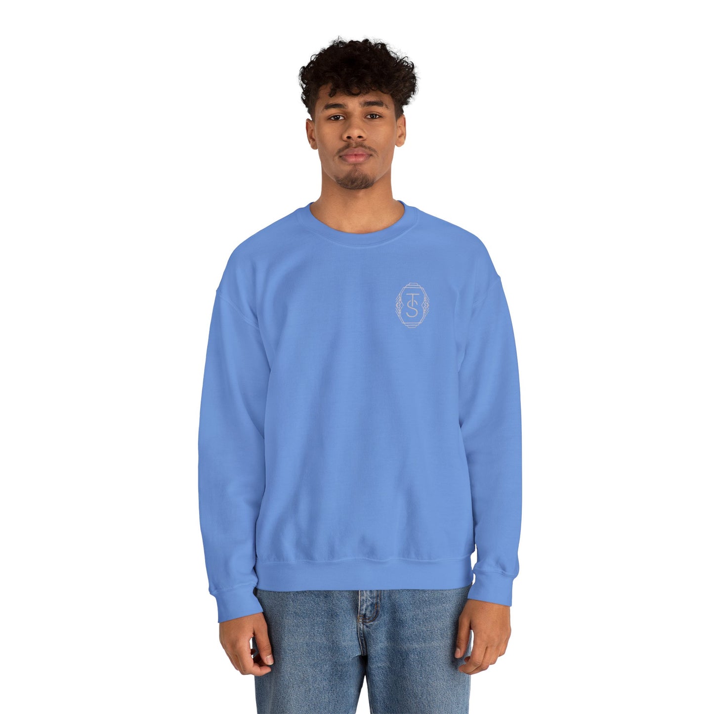 Initials Emblem Crewneck Sweatshirt
