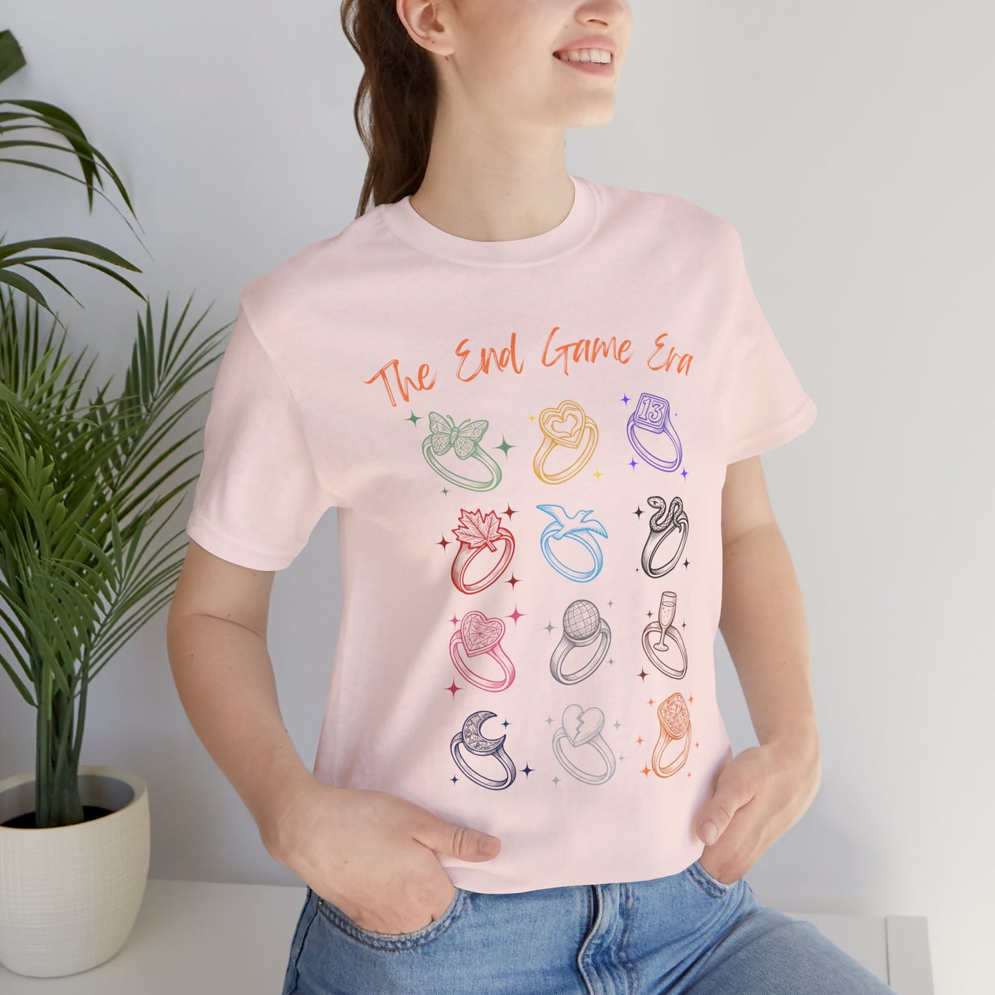 End Game Engagement Rings Era Tee for Fun-Loving Souls, Perfect for Casual Outings, Gifts, Parties, Eco-Friendly Wear, and Everyday Adventures