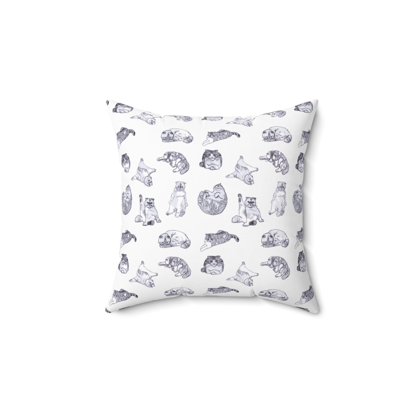 TayTay Cats - Spun Polyester Square Pillow