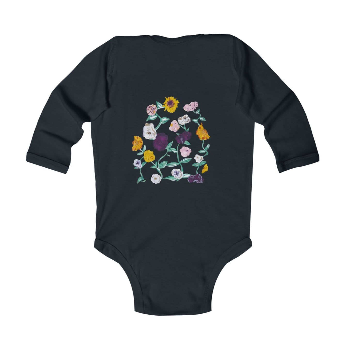 Surprise Song Piano Flowers - Infant Long Sleeve Bodysuit