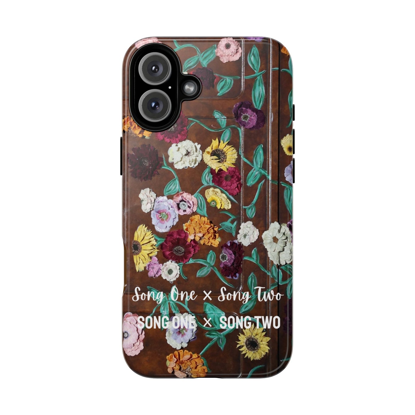 CUSTOMIZABLE with Surprise Song Titles - Surprise Song Floral Piano - Tough Cases